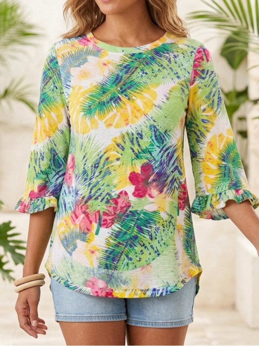 Silverwear Tropical Top size small